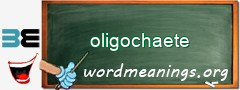 WordMeaning blackboard for oligochaete